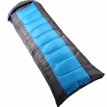 红色营地 睡袋 户外秋冬季加厚睡袋成人午休睡袋 2.3kg 蓝色
